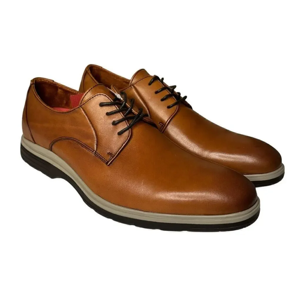 Stacy Adams NEW Tayson Lace-Up Oxford Size 9M Sienna Smooth 25522-243